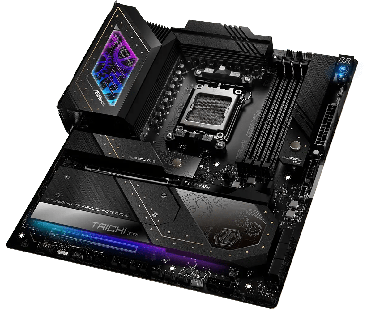ASRock X870E Taichi AMD AM5 Socket Gaming Motherboard - Vektra Computers LLC ASRock X870E Taichi AMD AM5 Socket Gaming Motherboard - Vektra Computers LLC